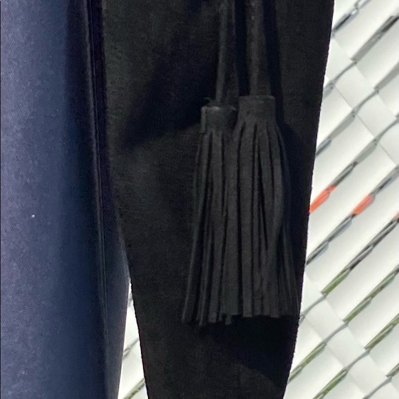 Marc Fisher Over The Knee Faux Suede Boots w/ties - Picture 14 of 16